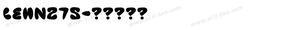 LEHN275字体转换