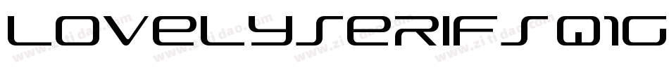 LovelySerifs-q1gr字体转换