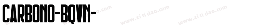 Carbono-BqVn字体转换