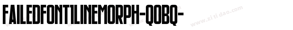 Failedfont1Linemorph-qoBq字体转换