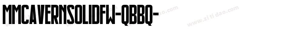 MmCavernSolidFw-qBBq字体转换