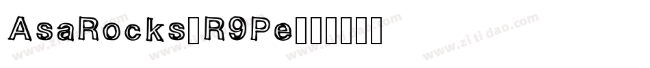AsaRocks-R9Pe字体转换