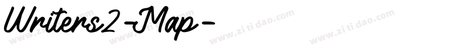 Writers2-Map字体转换