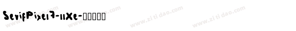 SerifPixel7-llXe字体转换 SerifPixel7-llXe字体转换