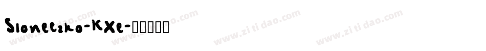 Sloneczko-KXe字体转换 Sloneczko-KXe字体转换