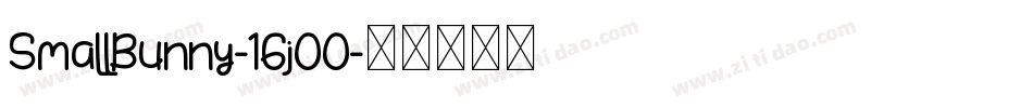 SmallBunny-1Gj00字体转换