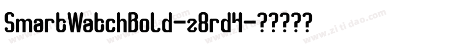 SmartWatchBold-z8rd4字体转换