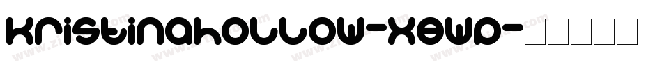 KristinaHollow-X8WP字体转换