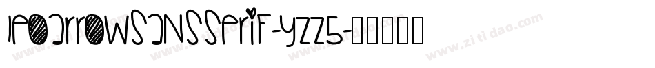 LeoArrowSansSerif-yZZ5字体转换