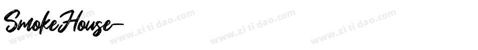 SmokeHouse字体转换
