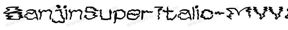 BanjinSuperItalic-MVV8w字体转换