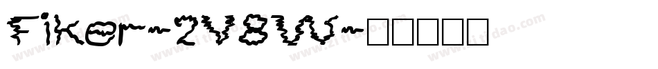 Fiker-2V8W字体转换