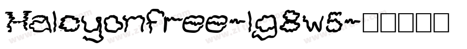 Halcyonfree-lg8w5字体转换