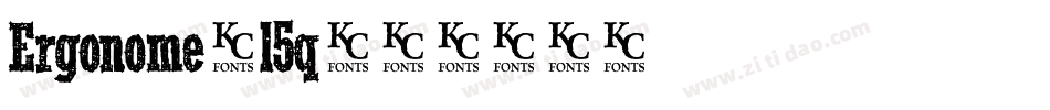 Ergonome-l5q字体转换 Ergonome-l5q字体转换