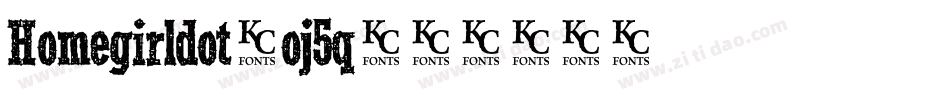 Homegirldot-oj5q字体转换