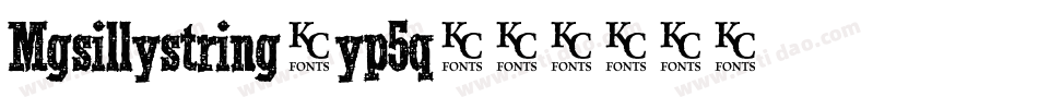 Mgsillystring-yp5q字体转换