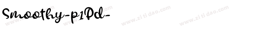 Smoothy-p1Pd字体转换
