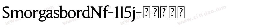 SmorgasbordNf-1l5j字体转换