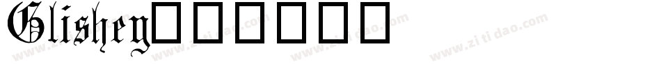 Glishey字体转换