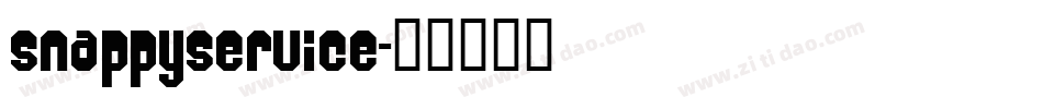 SnappyService字体转换