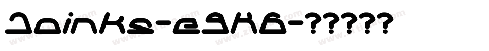 Joinks-e9K6字体转换