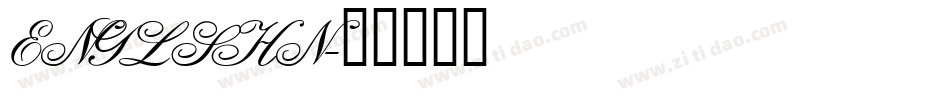 ENGLSHN字体转换