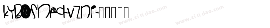 Kyboshed-vZnE字体转换