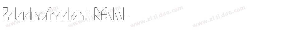 PaladinsGradient-R6VW字体转换 PaladinsGradient-R6VW字体转换