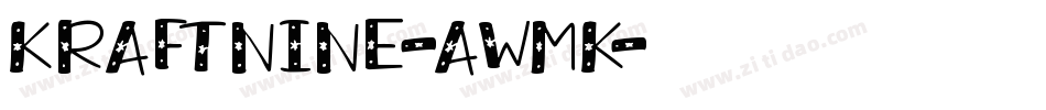 KraftNine-aWmK字体转换 KraftNine-aWmK字体转换