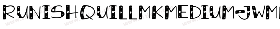 RunishquillmkMedium-JWmK字体转换
