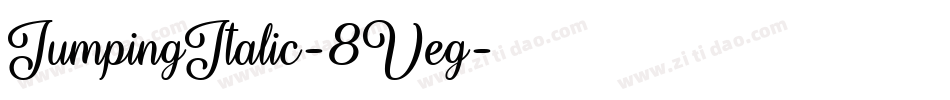JumpingItalic-8Veg字体转换