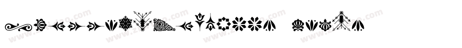 CliffordEighteen-Roman字体转换