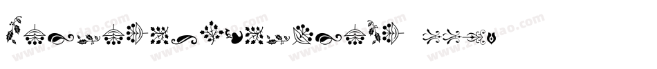 Softornamentsfour-005z字体转换