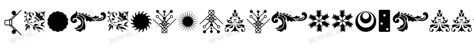 Softornamentssixteen-wja8字体转换