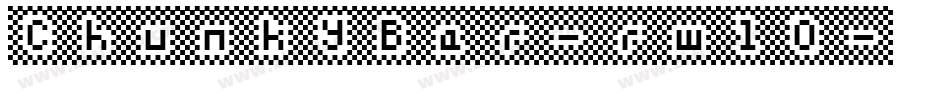 ChunkyBar-rw1O字体转换