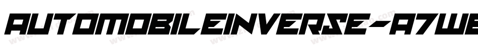 AutoMobileInverse-a7wE字体转换