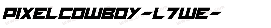 PixelCowboy-l7we字体转换