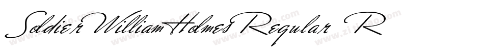 SoldierWilliamHolmesRegular-R2xl字体转换