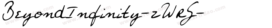 BeyondInfinity-zWrG字体转换