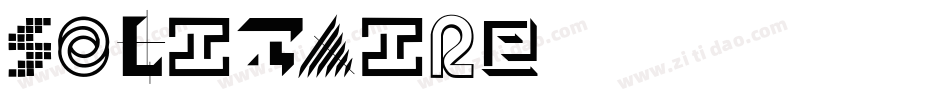 Solitaire字体转换