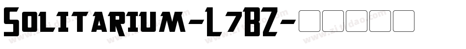 Solitarium-L7BZ字体转换