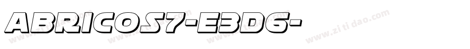 Abricos7-e3D6字体转换