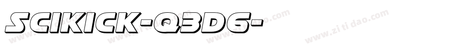 Scikick-q3d6字体转换