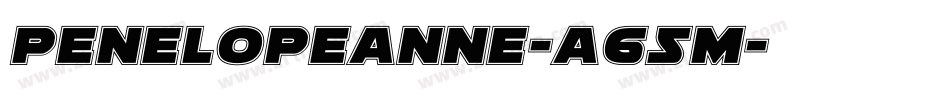 PenelopeAnne-A65m字体转换 PenelopeAnne-A65m字体转换
