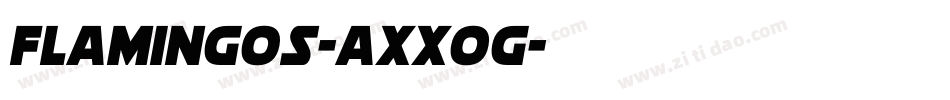 Flamingos-axxOg字体转换