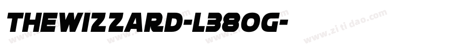 TheWizzard-L38OG字体转换