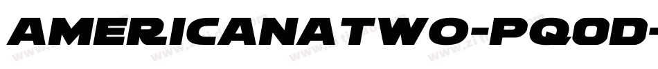AmericanaTwo-pq0D字体转换