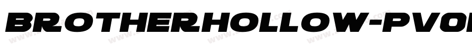 BrotherHollow-pV0d字体转换