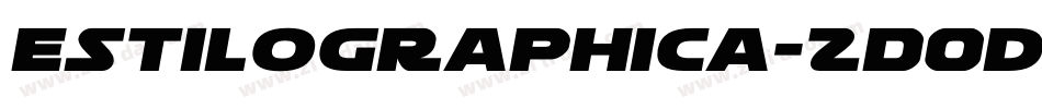 Estilographica-2D0d字体转换