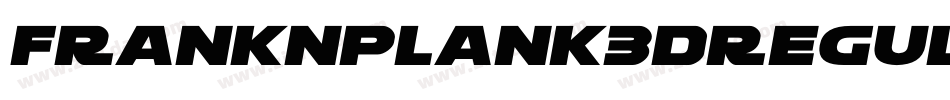 FrankNPlank3DRegular-lm0d字体转换